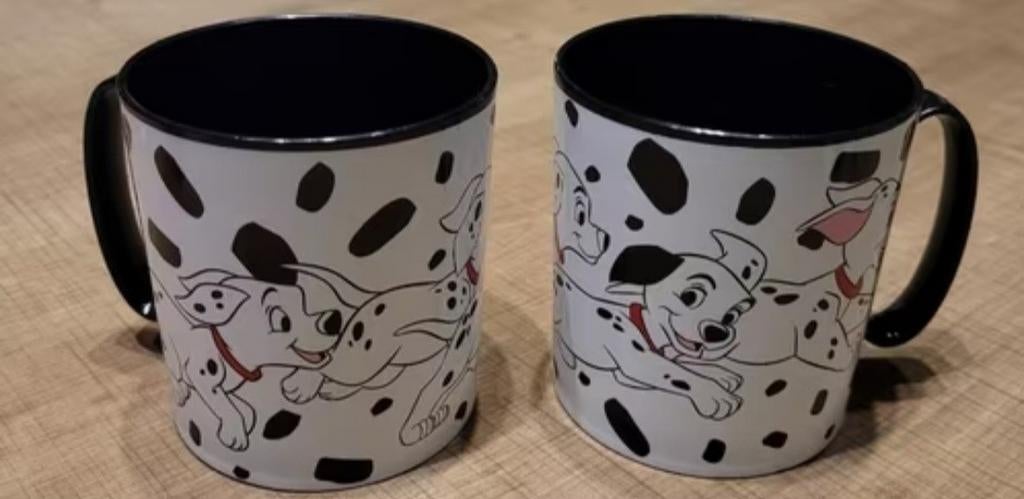 101 Dalmatiërs - Disney: 2 bekers, Verzamelen, Ophalen of Verzenden, Zo goed als nieuw, Film, Gebruiksvoorwerp