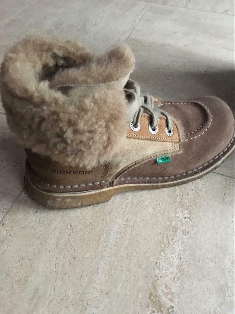 Schoenen kickers, Ophalen, Zo goed als nieuw, Bruin