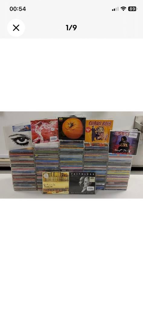 188 x CD voor danssingles, Verzenden, Gebruikt
