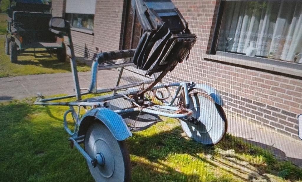 Sulky en paarden kar  Grote kar gedaald in prijs!!!, Dieren en Toebehoren, Gebruikt, Sulky, Paard