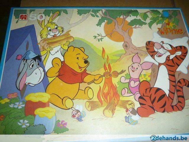 puzzel winnie the pooh, Gebruikt