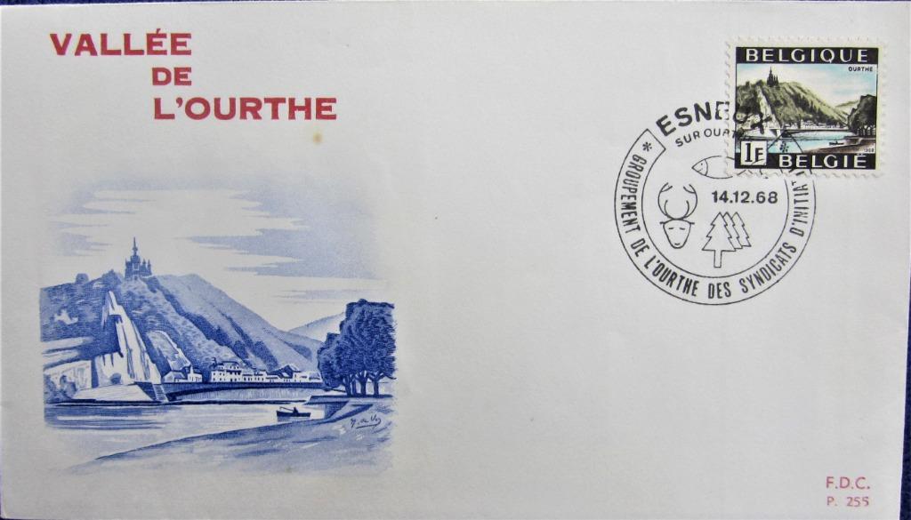 FDC TOERISME- DE VALLEI VAN DE OURTHE, Enlèvement ou Envoi, Affranchi, Lieu ou Bâtiment