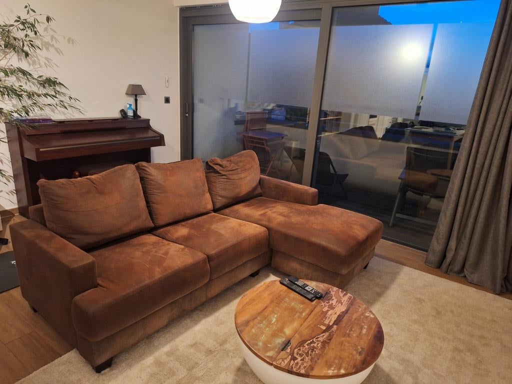 Canapé/Sofa  [ Maison du monde ], Trois personnes, 100 à 125 cm, 200 à 250 cm, Banc droit