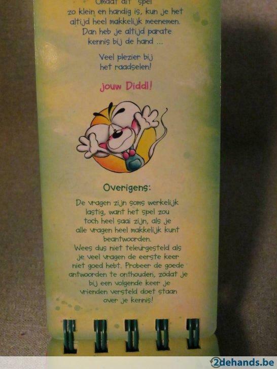 Diddl raadsel boekje auto gezelschapsspel Nieuwstaat, Hobby en Vrije tijd, Ophalen of Verzenden, Nieuw