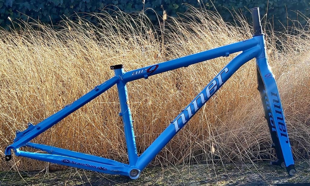 NINER AIR9 FRAME + VASTE VORK, Hardtail, Ophalen of Verzenden, Gebruikt, Overige merken