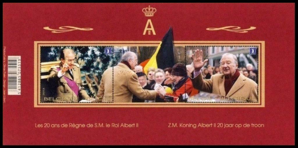BL208 Timbres S.M. le Roi albert II (Timbres "Europe"), Enlèvement ou Envoi, Timbre-poste, Neuf, Europe
