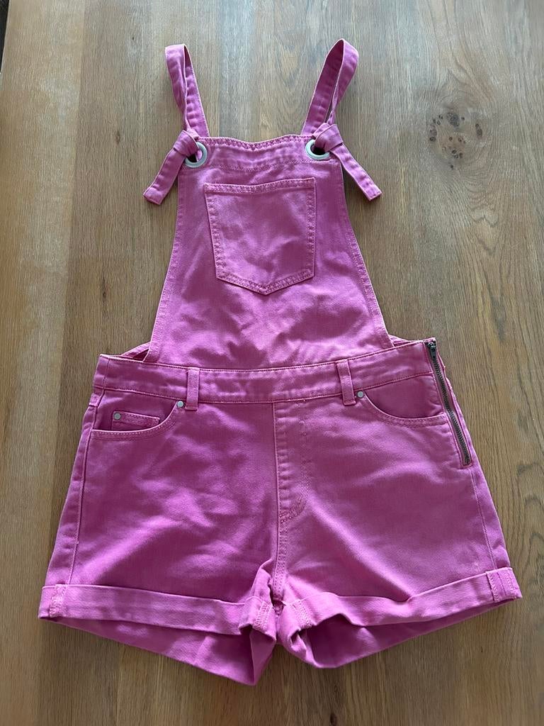 Roze jeans salopette playsuit Even & Odd maat M, Kleding | Dames, Maat 38/40 (M), Even & Odd, Ophalen of Verzenden, Zo goed als nieuw