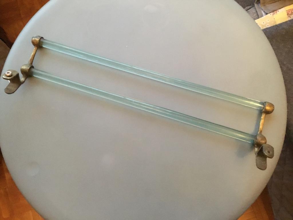 HANDDOEKHOUDER ~ handdoeken ~ uit +/_ 1920 #, Gebruikt, 50 tot 100 cm, Wasbak of Wastafel
