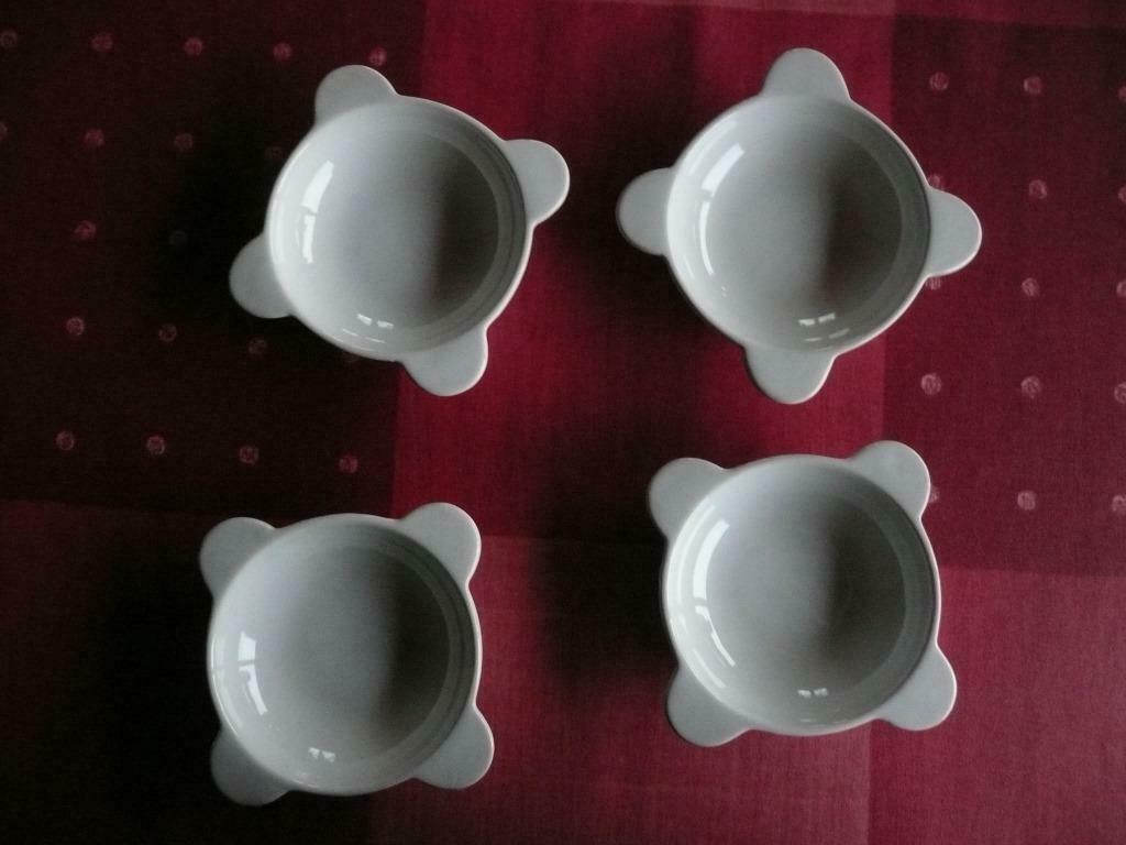 4 witte tapasschaaltjes Sagaform (Zweedse design), Huis en Inrichting, Nieuw, Ophalen of Verzenden, Schaal of Schalen, Effen