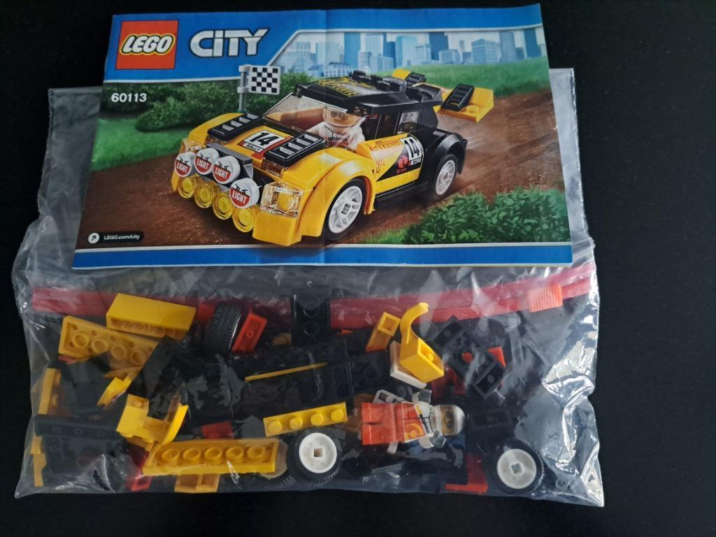 Lego City 60113 Rallyauto, Ophalen of Verzenden, Zo goed als nieuw, Complete set, Lego