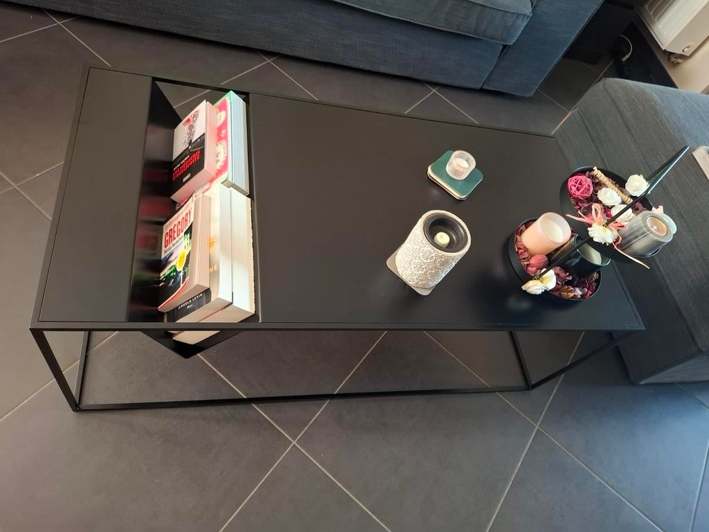 Table de salon, Huis en Inrichting, Tafels | Salontafels, Gebruikt, Metaal, Ophalen