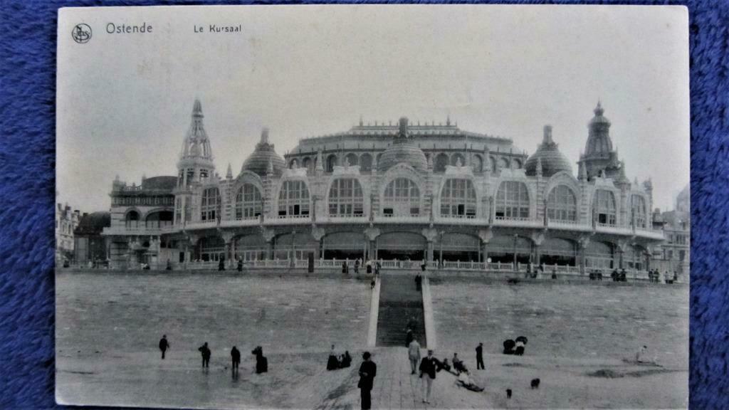 POSTKAARTEN- OOSTENDE, HET KURSAAL., Ophalen of Verzenden, Voor 1920, Gelopen, West-Vlaanderen