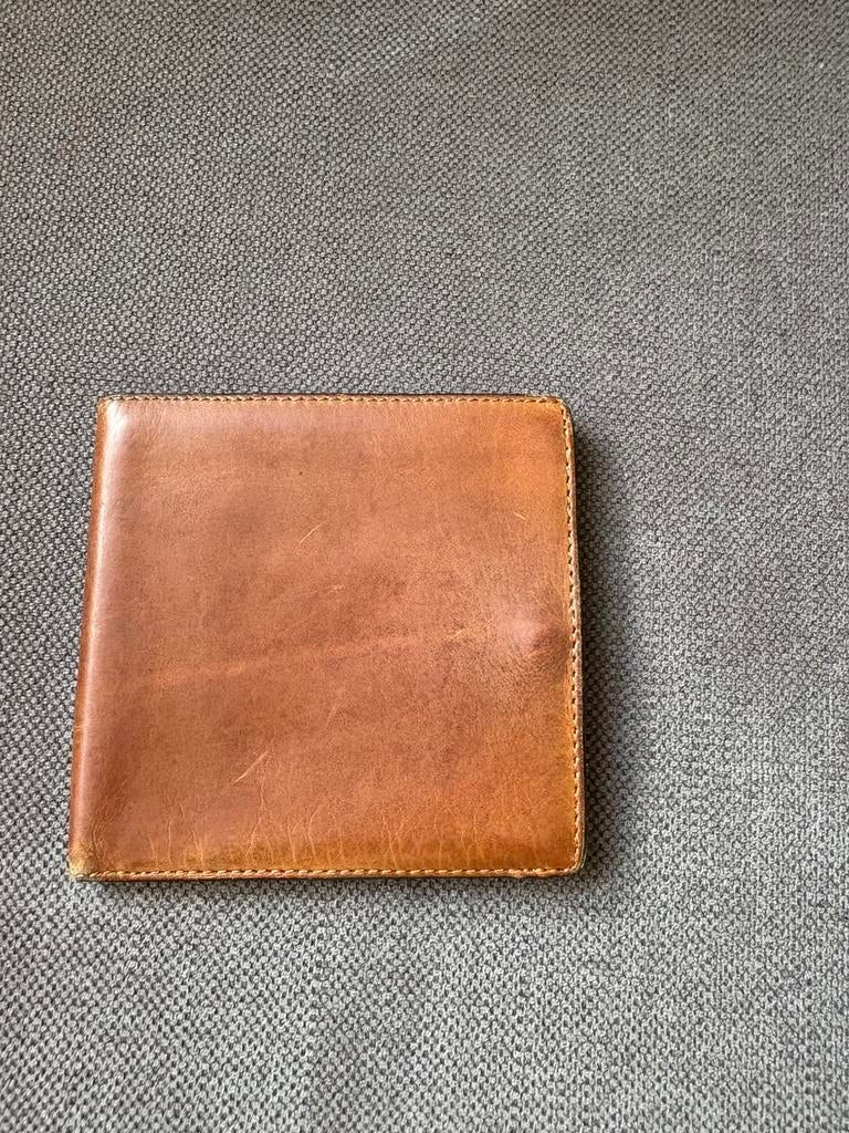 Portefeuille & monnaie Delvaux, Autres marques, Cuir, Enlèvement ou Envoi, Beige