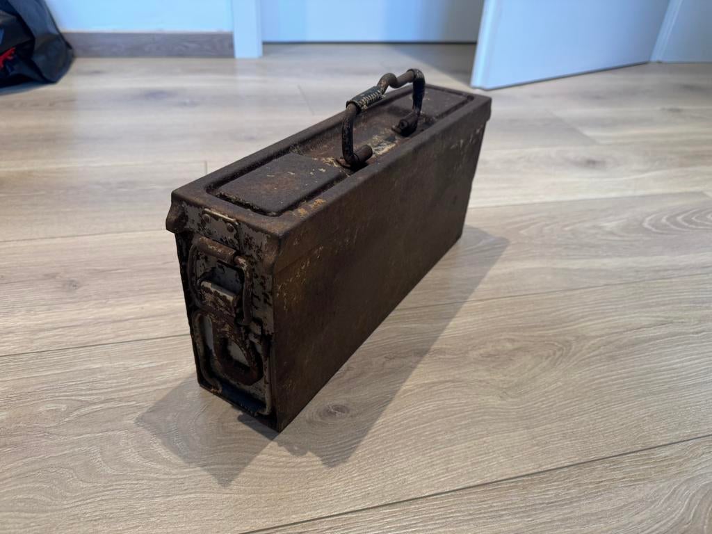 Caisse munitions mg34/42, Verzamelen, Ophalen of Verzenden