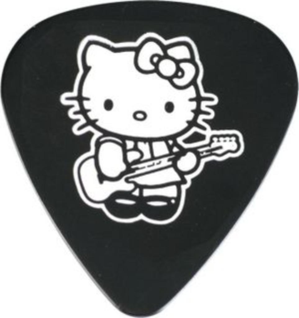 3 Hello Kitty gitaar plectrums van Fender NIEUW in de folie!, Ophalen of Verzenden, Nieuw, Elektrische gitaar