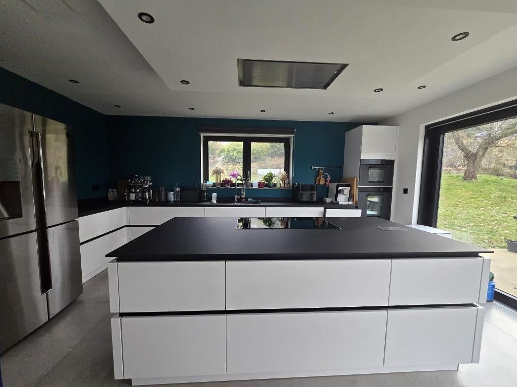 cuisine équipée à vendre, Maison & Meubles, Sans poignée, Comme neuf, Enlèvement, Blanc