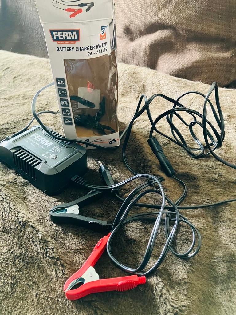 Batterij lader 6V/12V, Enlèvement
