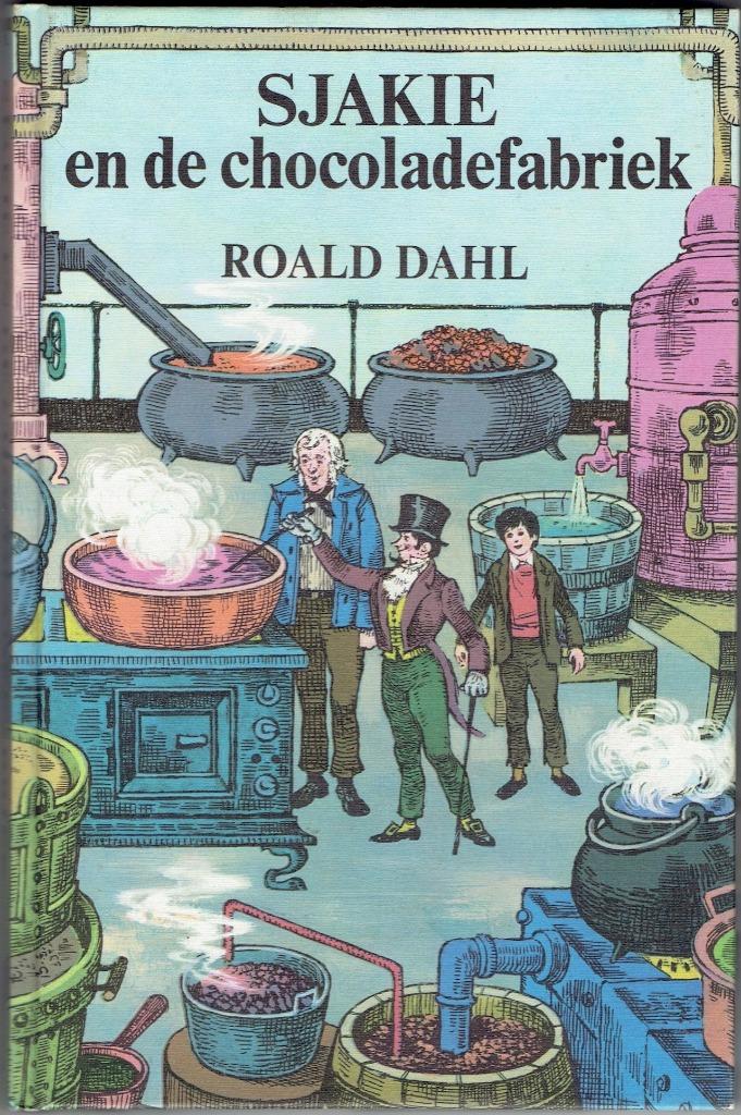 Sjakie en de chocoladefabriek, Boeken, Gelezen, Roald Dahl, Ophalen of Verzenden, Fictie