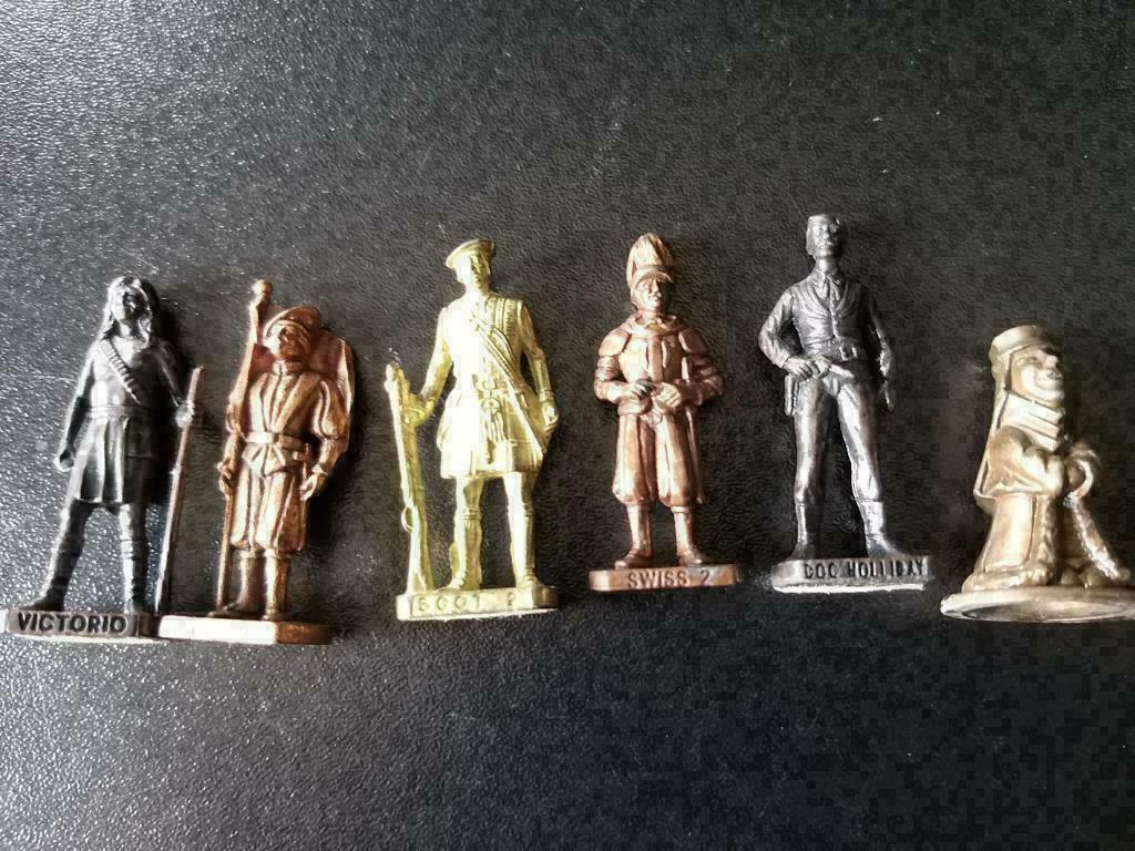 6 FIGURINES EN METAL KINDER 6 euros pour l'ensemble, Collections, Enlèvement