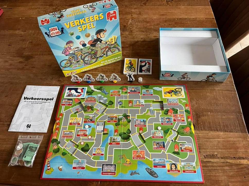 Verkeersspel - Jumbo, Trois ou quatre joueurs, Enlèvement ou Envoi, Comme neuf, Jumbo