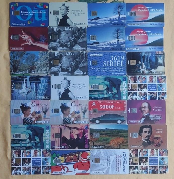 28 cartes téléphoniques françaises de 1994, Enlèvement ou Envoi