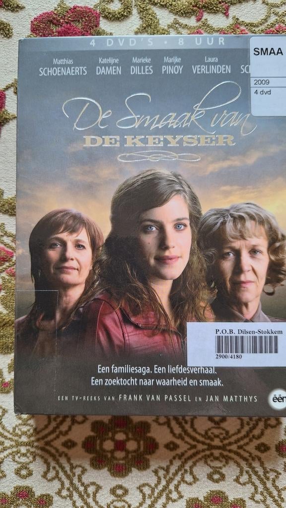 DVD De Smaak van De Keyser 4 dvd 8 uur., Cd's en Dvd's, Dvd's | Tv en Series, Alle leeftijden, Ophalen of Verzenden, Gebruikt