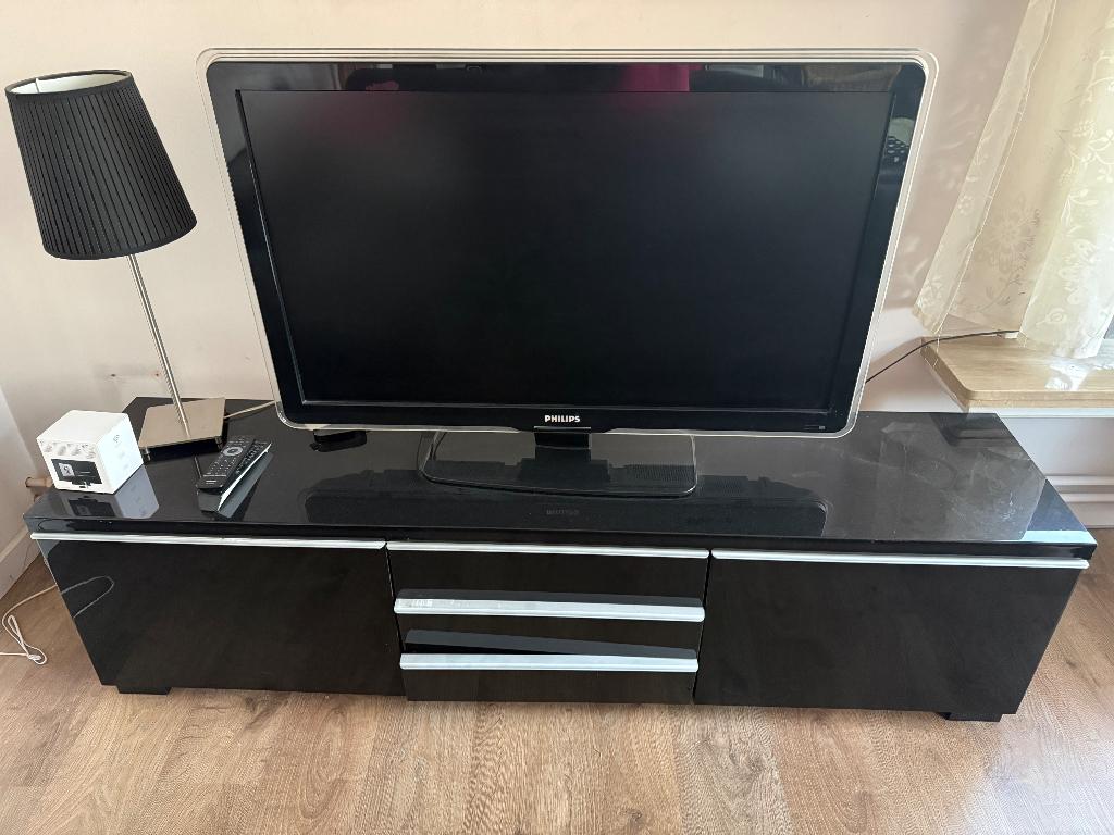 TV-kast, Huis en Inrichting, Kasten |Televisiemeubels, Ophalen, Kunststof, Gebruikt, 150 tot 200 cm
