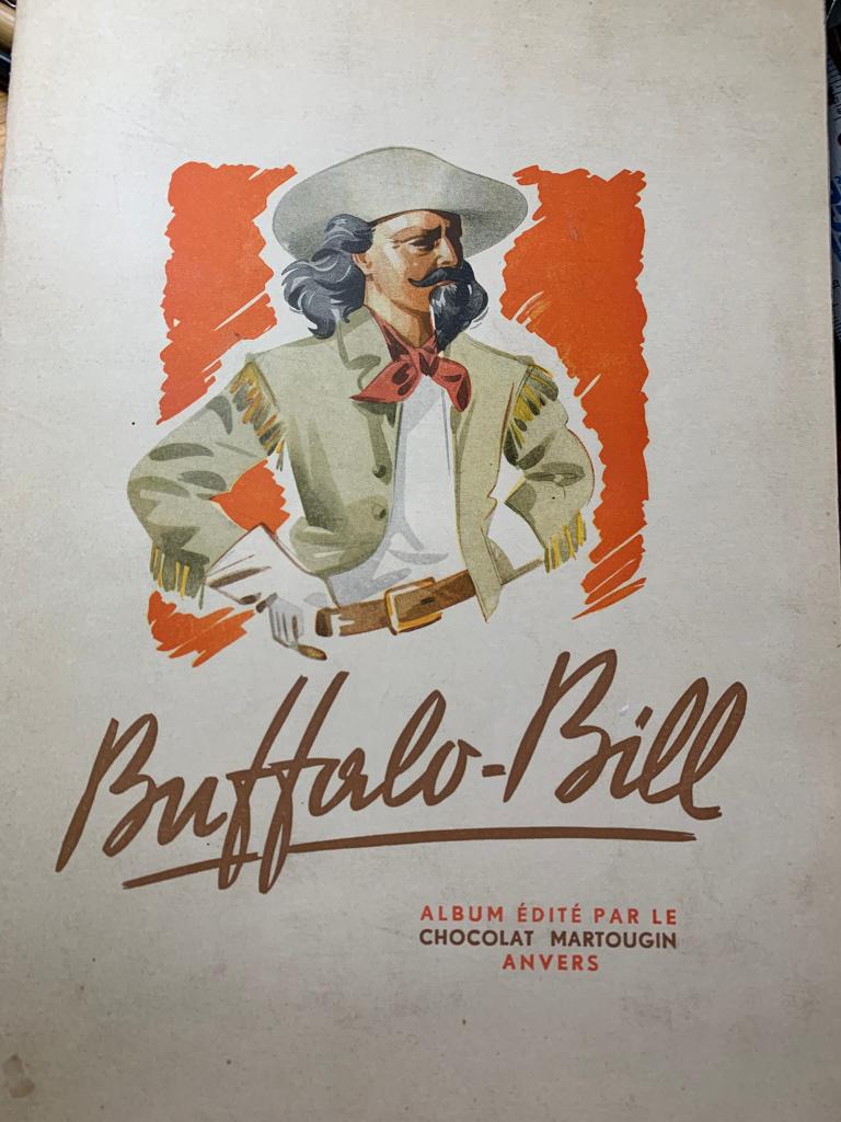 Bufffalo-Bill - album avec vignette auto collante, Boeken, Ophalen of Verzenden, Zo goed als nieuw, Martougin, Plaatjesalbum