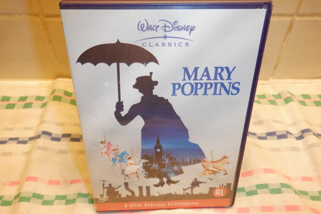 DVD 2-Disc Speciale Uitvoering Mary Poppins(Walt Disney), Verzenden, Alle leeftijden, Zo goed als nieuw, Komedie