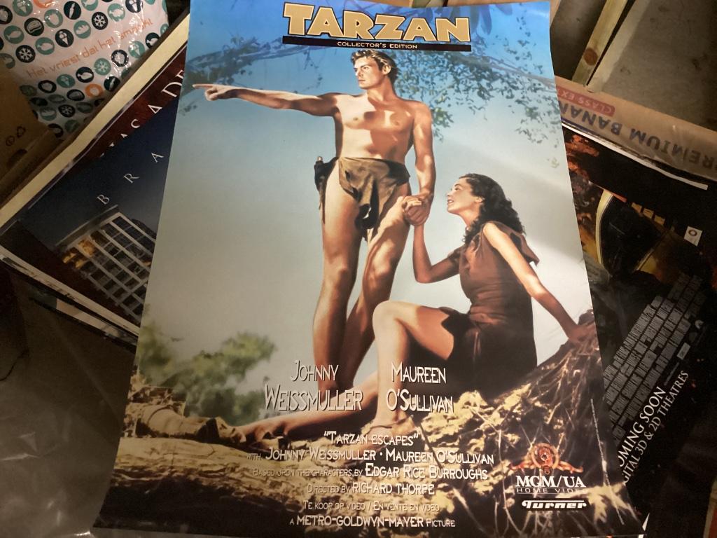 TARZAN, Verzamelen, Posters, Ophalen of Verzenden