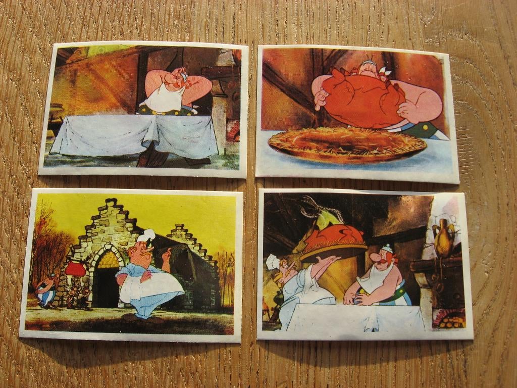 Asterix en Obelix Dargaud Paris Stickers 1976, Ophalen of Verzenden, Nieuw, Strip of Tekenfilm