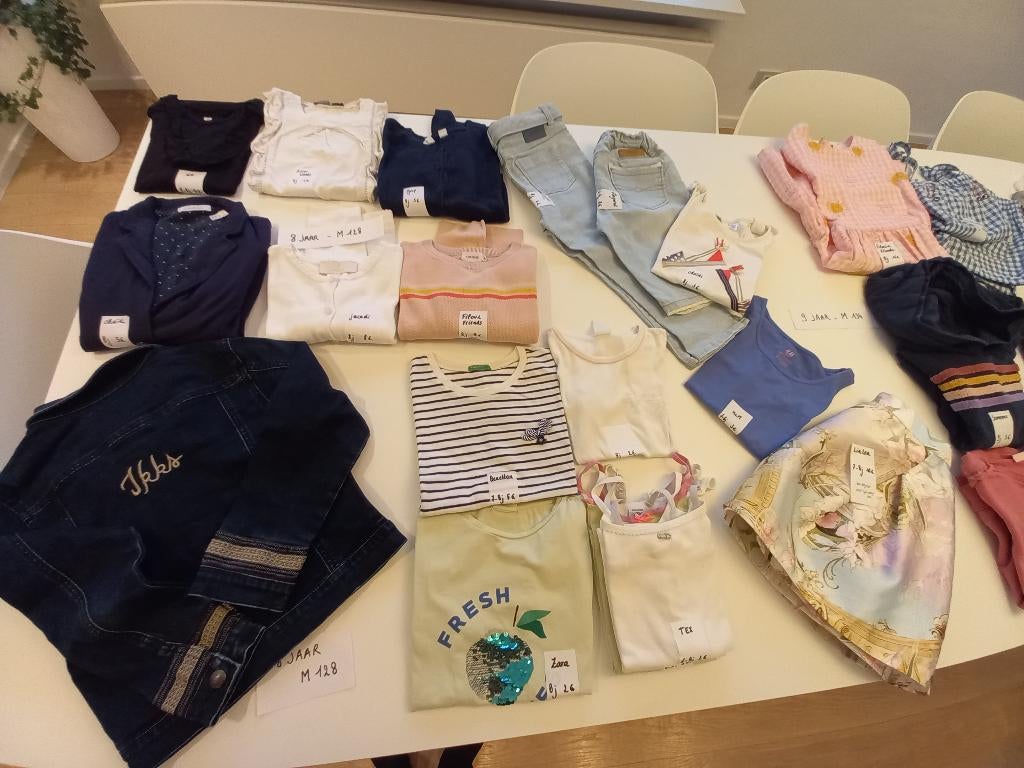 Meisjes merkkledij 8 jaar - Maat 128 Filou, River Woods ..., Kinderen en Baby's, Kinderkleding | Maat 128, Meisje, Trui of Vest
