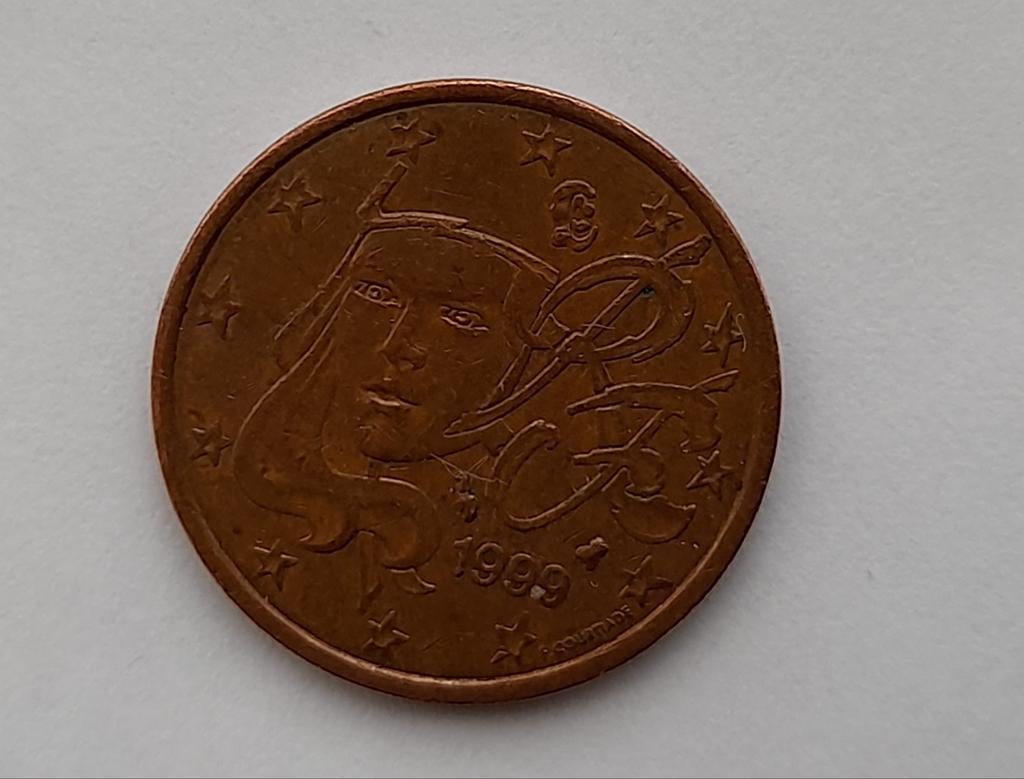 Franse 5 cent 1999, Ophalen of Verzenden, 5 cent