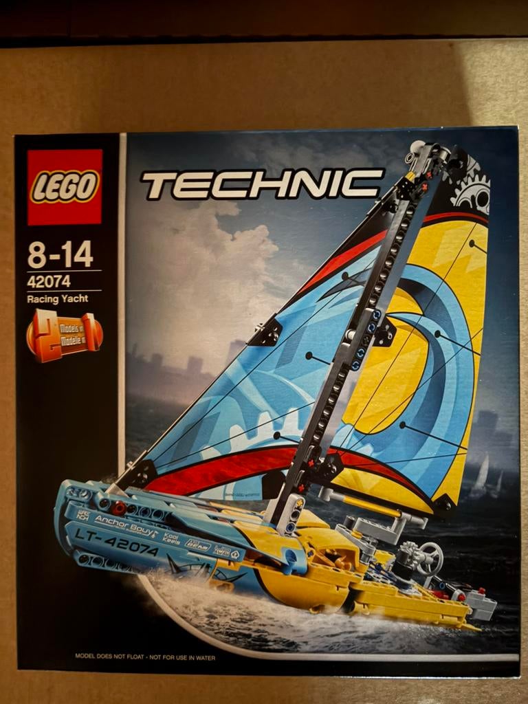 Lego Technic 42074 Racing yacht, Ophalen of Verzenden, Zo goed als nieuw, Lego