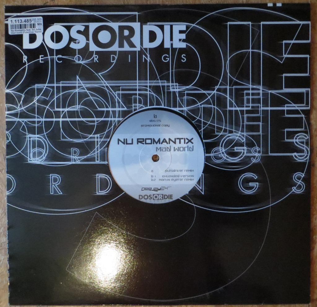 TEARS FOR FEARS vs Nu Romantix - Mad World 12" Vinyl Promo, Verzenden, Gebruikt, 12 inch, Techno of Trance