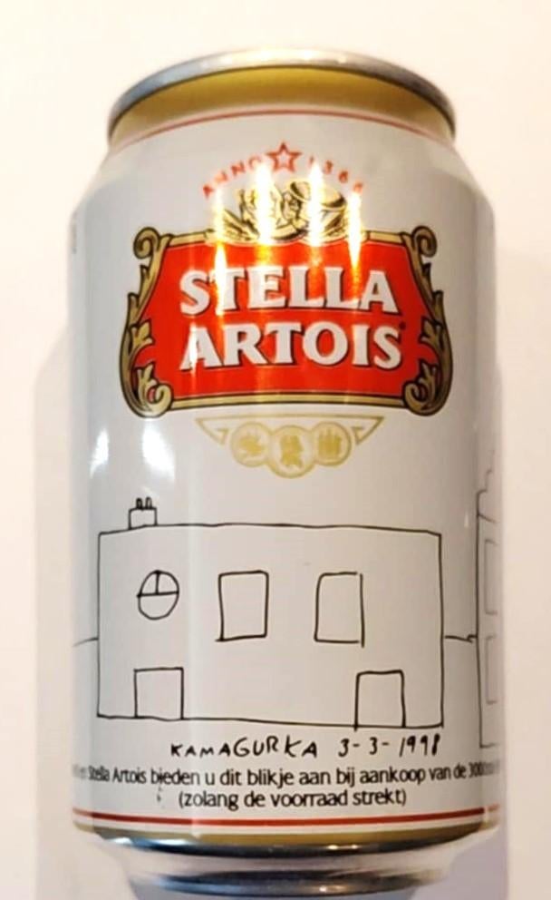 Blik Stella Artois humo, Verzamelen, Ophalen, Zo goed als nieuw, Overige typen, Stella Artois