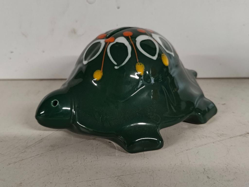 Vintage spaarpot schildpad - Italy, Ophalen of Verzenden, Zo goed als nieuw
