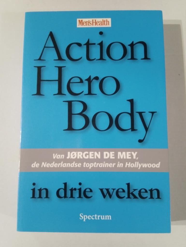💪🏻💪🏽💪🏾💪🏿Action Hero Body in drie weken Jorgen De Mey, Boeken, Ophalen of Verzenden, Zo goed als nieuw, Jorgen de Mey, Fitness