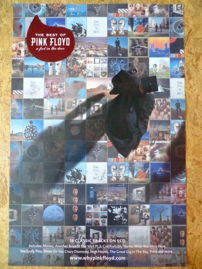 PINK FLOYD POSTER OFFICIEL " BEST OF " A FOOT IN THE DOOR, Neuf, Rectangulaire vertical, Musique, Affiche ou Poster pour porte ou plus grand