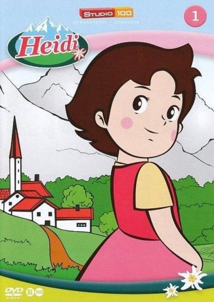 Studio  100 heidi deel 1 &3, Cd's en Dvd's, Alle leeftijden, Ophalen of Verzenden, Tv fictie