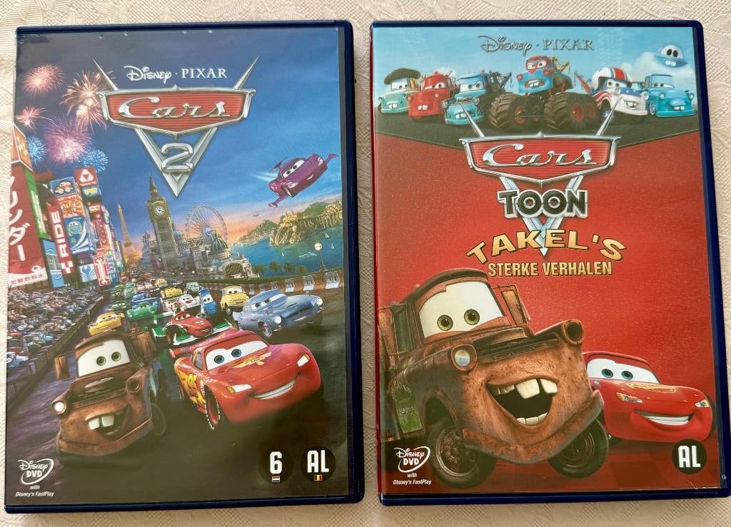 dvd's CARS DISNEY PIXAR, Europees, Gebruikt, Tekenfilm, Alle leeftijden