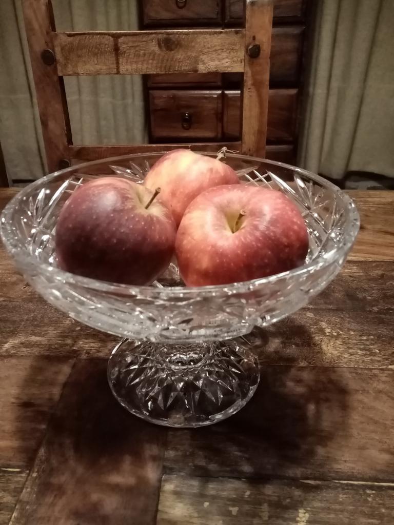 Prachtige kristallen fruitschaal, Antiek en Kunst, Ophalen of Verzenden