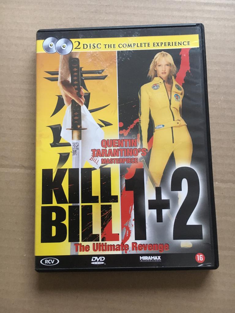 Dvd  :  Kill Bill 1 en 2., CD & DVD, DVD | Action, Comme neuf, Action, À partir de 16 ans, Enlèvement ou Envoi