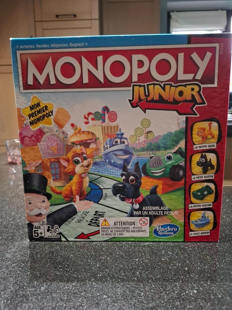 Jeu Monopoly Junior, Enlèvement ou Envoi, Utilisé, HASBRO GANING