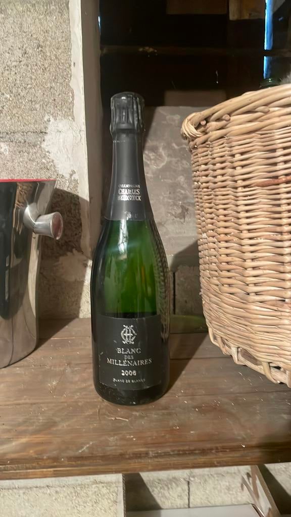 Champagne Charles Heidsieck blanc des Millénaires 2006, Ophalen of Verzenden, Zo goed als nieuw