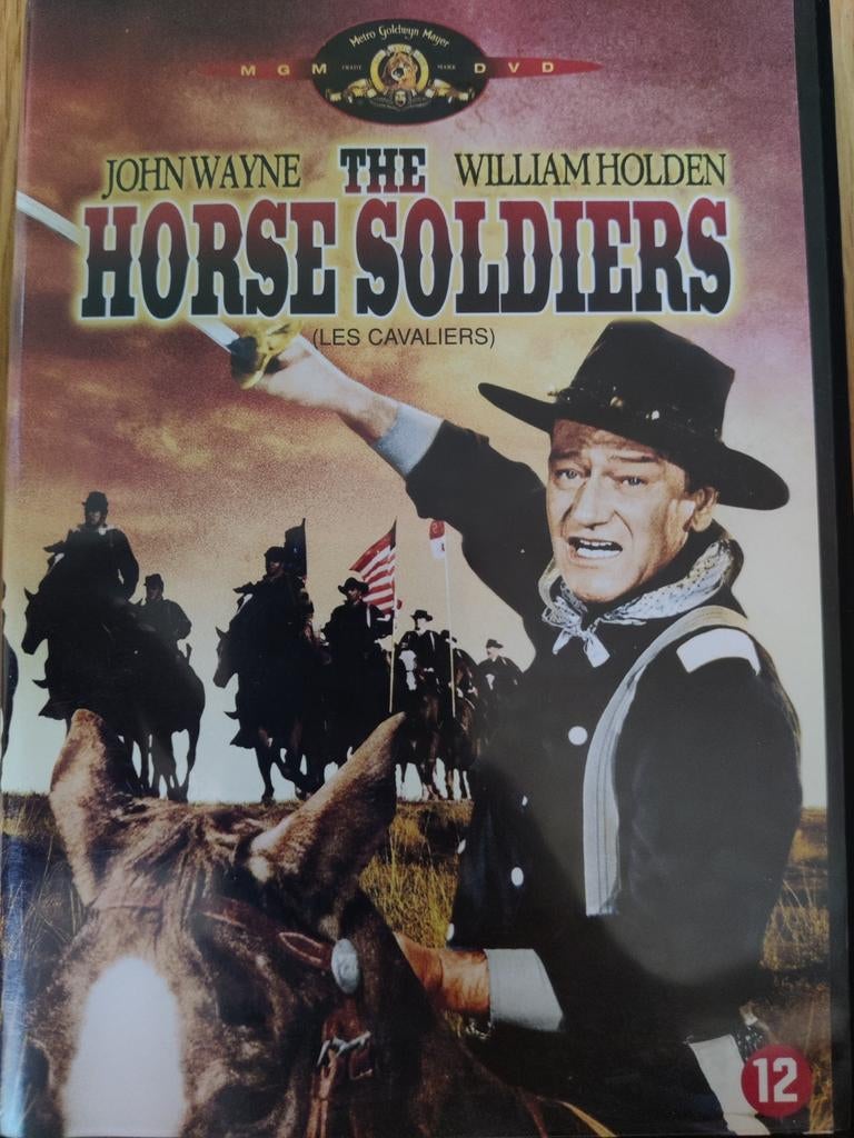 Horse Soldiers (1959) (John Wayne, William Holden) Zeldzaam!, Ophalen of Verzenden, Zo goed als nieuw