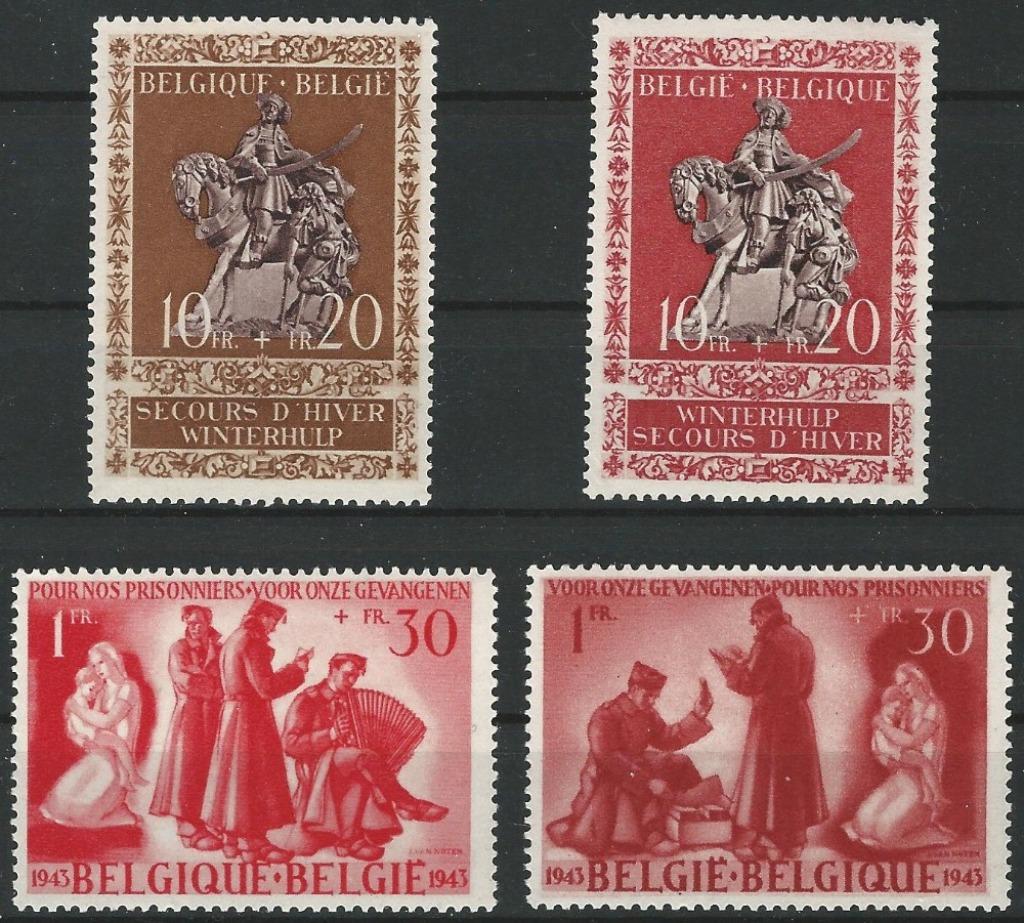 BELGIE - JAARGANG 1943, Timbres & Monnaies, Timbres | Europe | Belgique, Enlèvement ou Envoi, Non oblitéré, Neuf