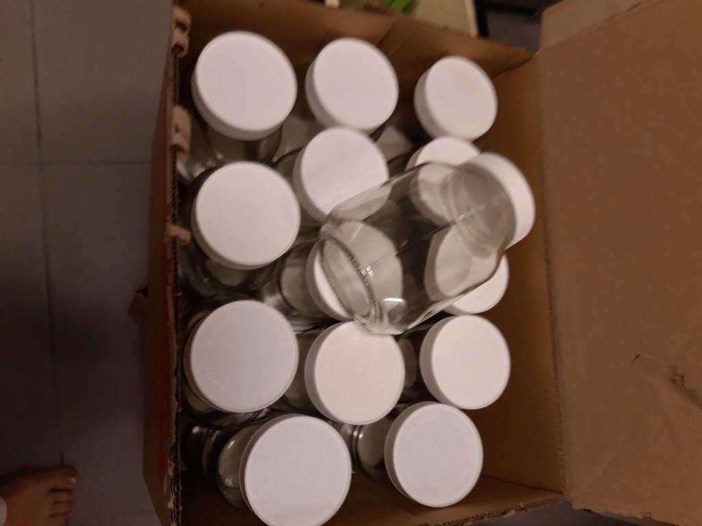 bokalen - choco potten, Huis en Inrichting, Ophalen, Zo goed als nieuw, Glas, Overige typen