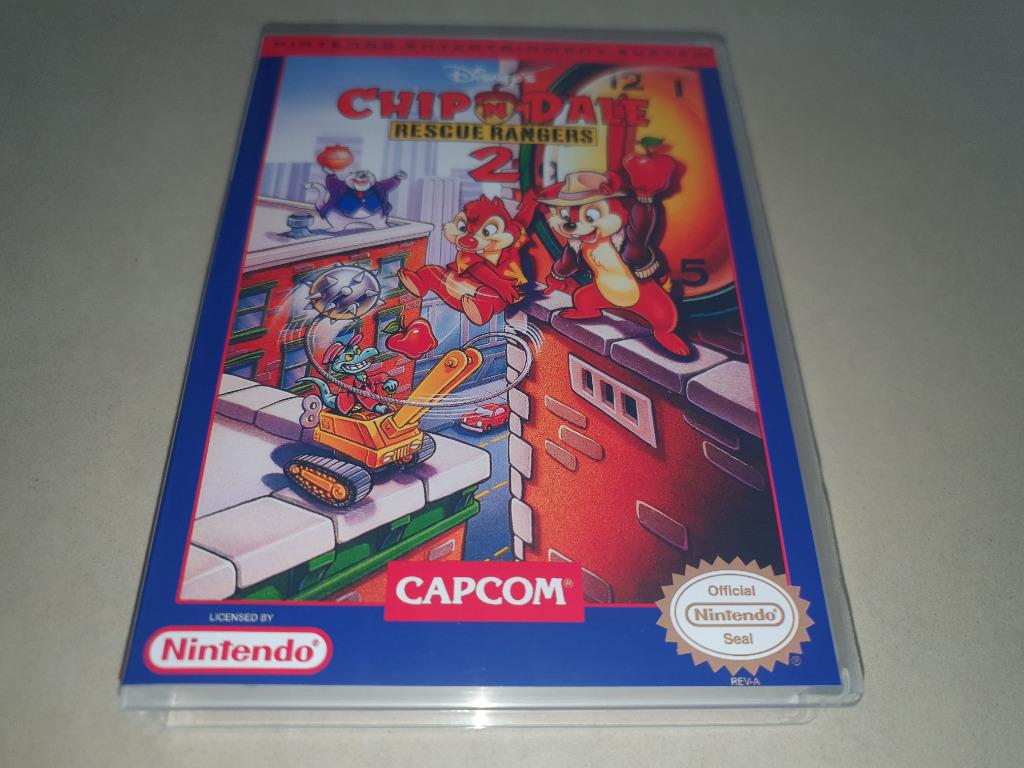 Chip 'N Dale Rescue Rangers 2 NES Game Case, Verzenden, Zo goed als nieuw