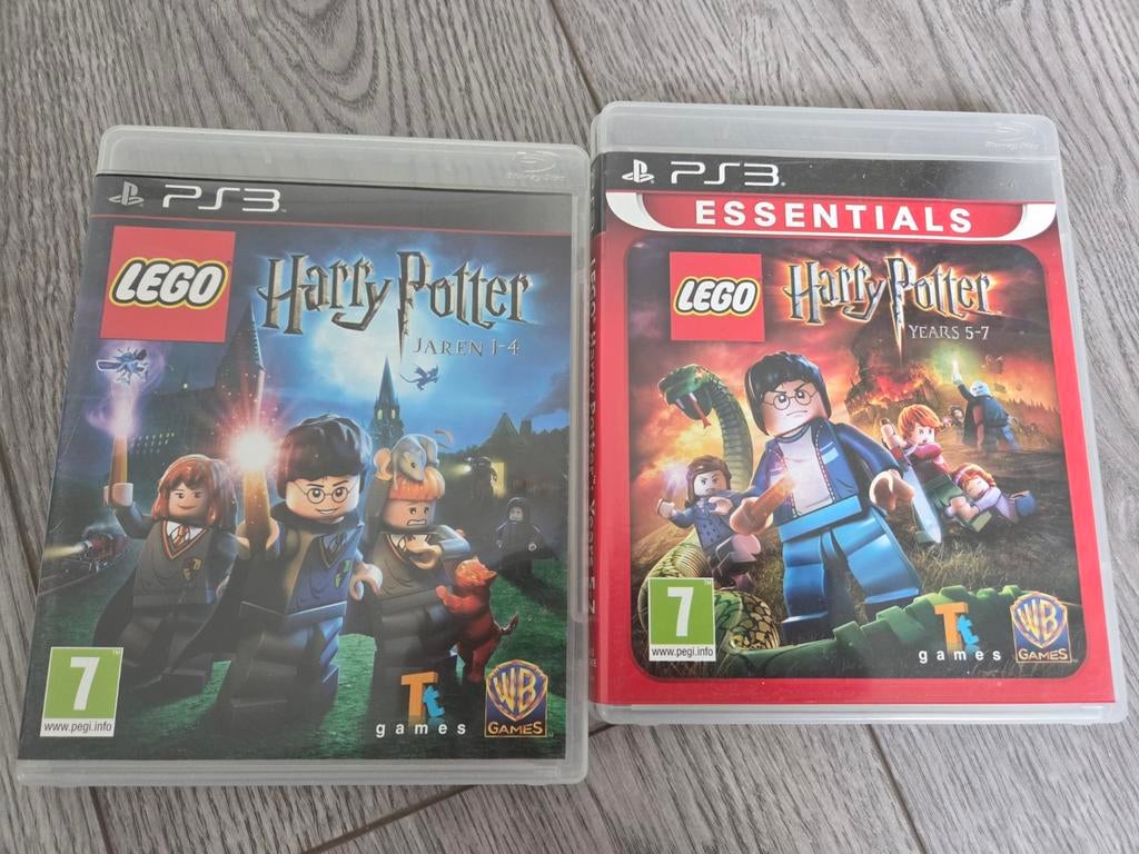 PS3 - Harry Potter jaren 1-4 en jaren 5-7, Games en Spelcomputers, Games | Sony PlayStation 3, Gebruikt, Avontuur en Actie, 2 spelers